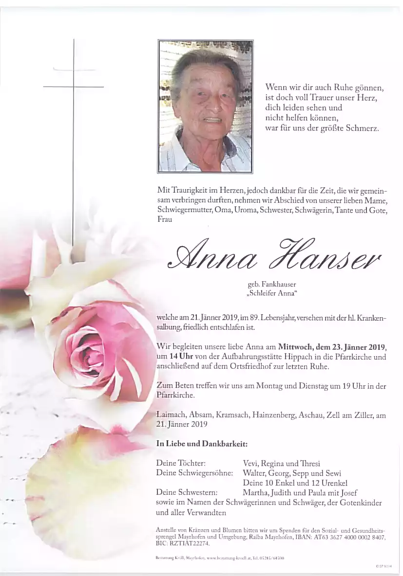 Parte von Anna Hanser